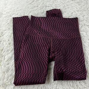 Lululemon Wunder Under Pant (Hi-Rise) Shifted Horizon Red Grape Black